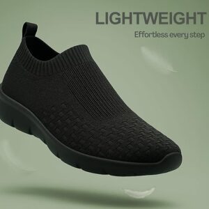 Kraasa ZONIC Men’s Lightweight Knit Sneakers with Memory Insole | Breathable, Anti-Skid Running, Walking & Gym Shoes (Sizes 6-10, Multiple Colors)